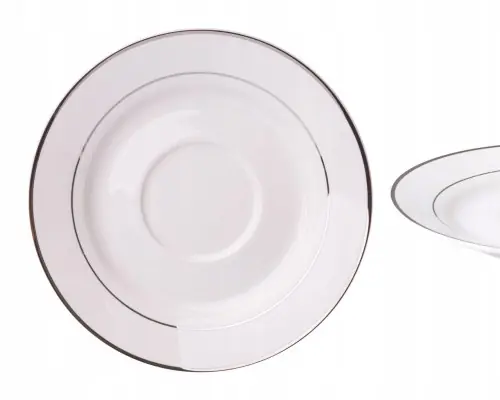 Ambition Spodek pod filiżankę porcelanowy biały 15,5 cm Tylko dziś