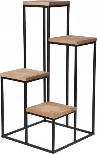 Kwietnik stojący metalowy na kwiaty 68 cm Premium