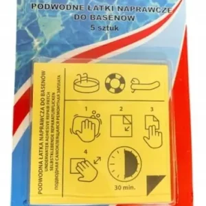 Darmowy zwrot Łatki do basenu wodoodporne zestaw naprawczy 5szt