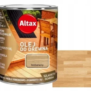 Kup online Olej do drewna bezbarwny ochronny 0,75l