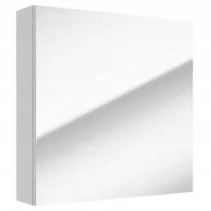 Szafka łazienkowa wisząca z lustrem biała 60x60x15 cm Salsa Kup teraz