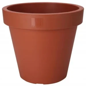 Doniczka plastikowa brązowa dekoracyjna na kwiaty 35 cm Nowość