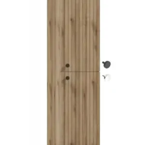 Darmowa dostawa Słupek łazienkowy wiszący ryflowany 140x35 cm dąb evoke lamele Rietti