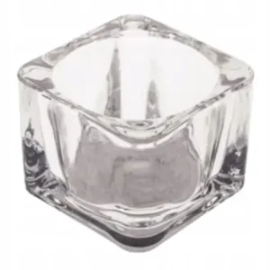 Ostatnie sztuki Świecznik szklany na tealight 4cm