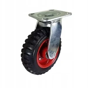 Bestseller Zestaw kołowy z blachy stalowej skrętny z oponą pneumatyczną 160mm