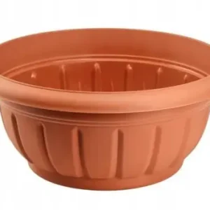 Taniej Doniczka misa plastikowa terakota na kwiaty 20x9,5 cm