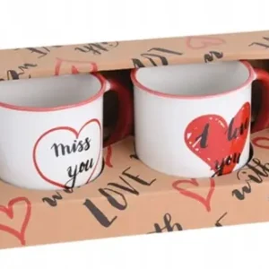 Komplet kubków porcelanowych 2 sztuki 200 ml Oferta