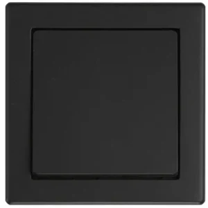 Łącznik schodowy pojedynczy 7x7cm Czarny matowy Tani