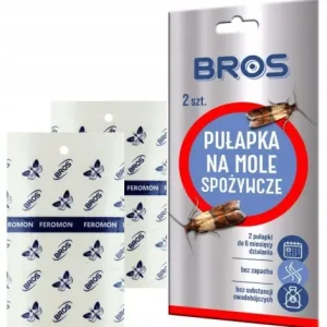 Niska cena Bros Pułapka na mole spożywcze 2szt Skuteczna