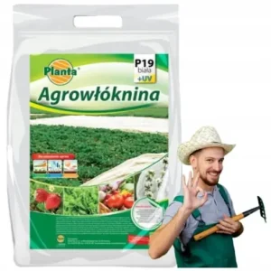 Agrowłóknina wiosenna biała 19g/m² 2,1x10 m Do ochrony warzyw i kwiatów Cena promocyjna