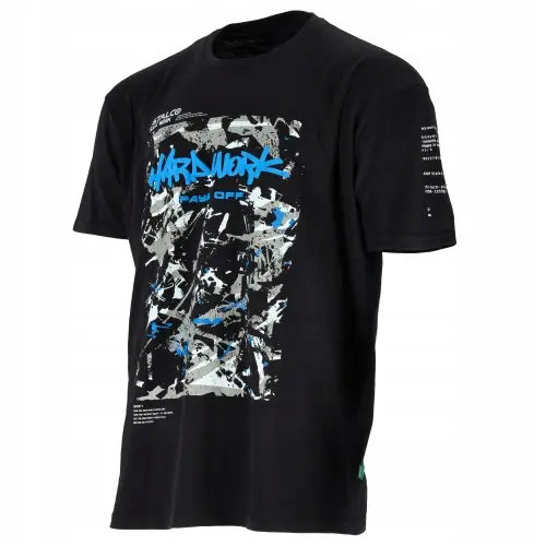 Koszulka robocza T-shirt męski 100% bawełna czarna lekka rozmiar M Nowy