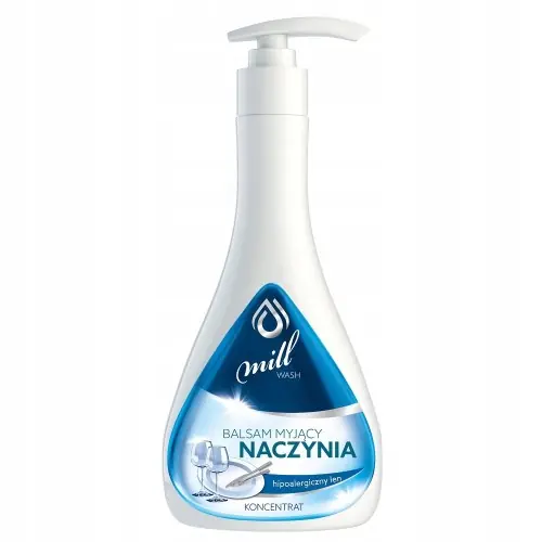 Tani Mill Wash płyn do naczyń koncentrat balsam hipoalergiczny len 555ml