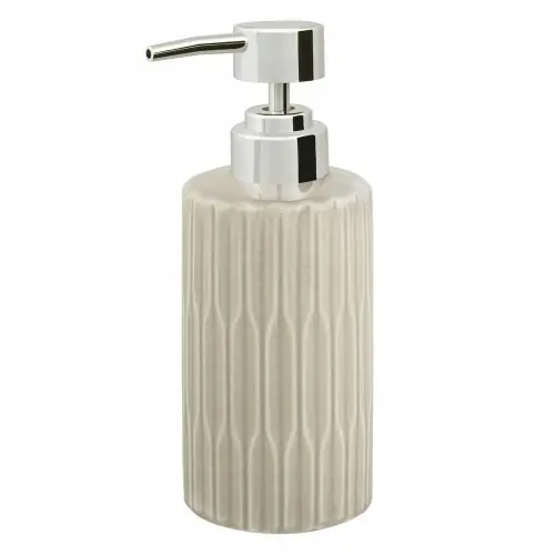 Dozownik do mydła w płynie ceramiczny beżowy 270ml 1szt Libre Ostatnia szansa