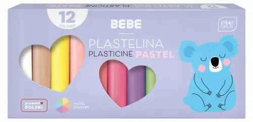 Plastelina 12 kolorów pastelowych miękka masa plastyczna dla dzieci 1 szt. Bezpieczna płatność