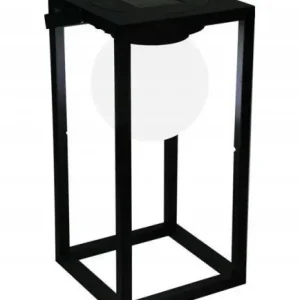 Ograniczona ilość Lampion solarny LED ogrodowy tworzywo sztuczne czarny 15x30cm 1szt
