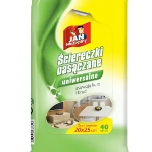 Ściereczki nasączane uniwersalne 3w1 kokos bio bez plastiku 40 szt. Dostępne od ręki