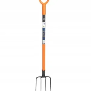 Widły gospodarcze 4-zębne stalowe do kompostu ogrodu wzmocnione 130 cm Ostatnie sztuki