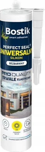 Bostik Perfect Seal Silikon uniwersalny bezbarwny 280ml Do wyczerpania zapasów