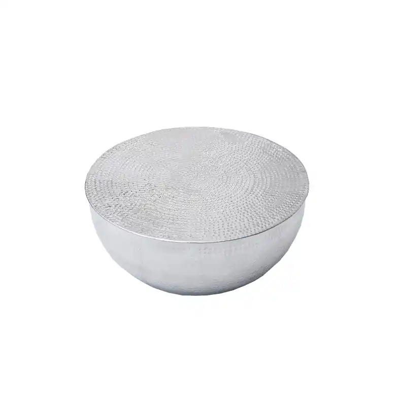 Stolik kawowy Tandor 60 cm srebrny z miedzi Oferta czasowa