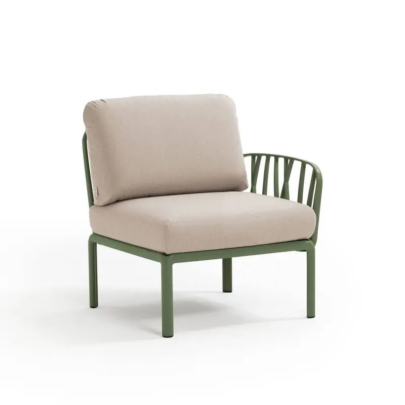 Rabat Nardi Sofa Komodo E. Terminale Antracyt-Panama
