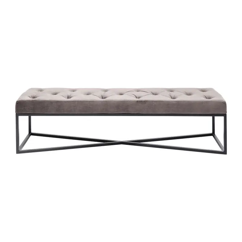 Hit sprzedaży Ławka Crossover Grey Black 150x40cm Kare