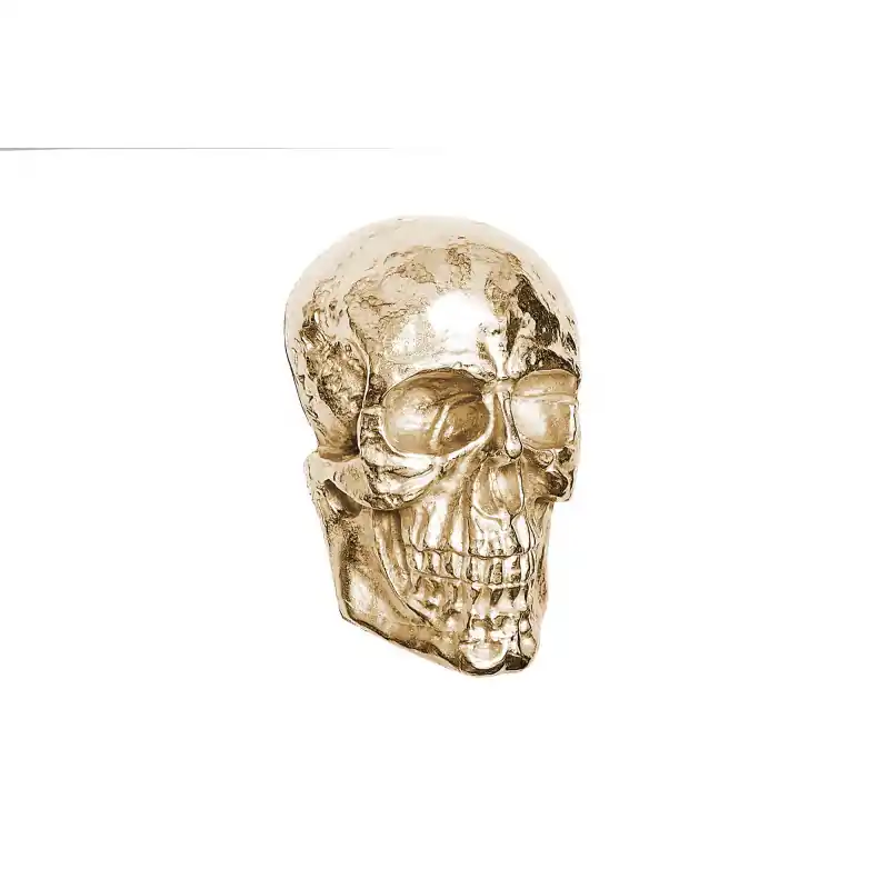 Dekoracja ścienna Skull 40cm złota Invicta Najlepsza cena