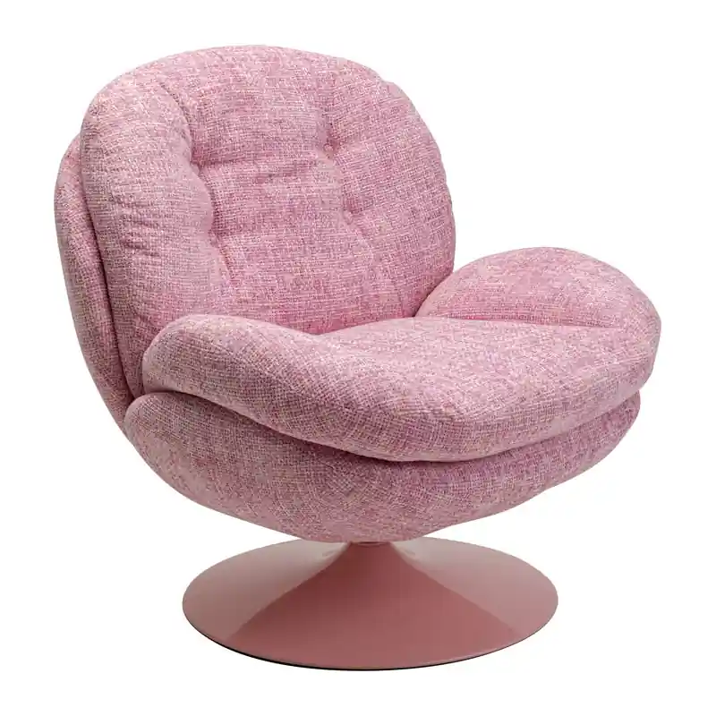 Fotel obrotowy Cosy Pink - Kare Zniżka