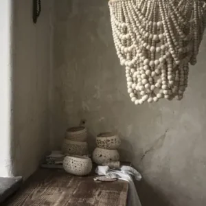 Żyrandol koralikowy TITISAN naturalny I Bally Hands Ekspresowa dostawa