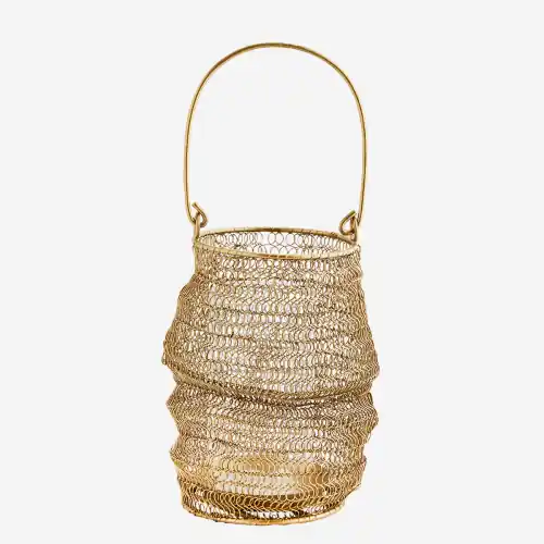 Hit cenowy Pleciony metalowy lampion I Madam Stoltz