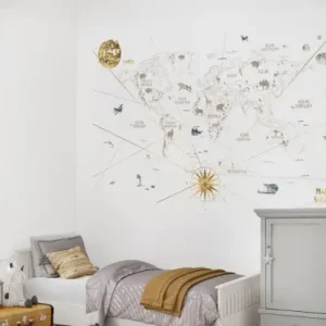 Mural dziecięcy World Map 1- język polski Super okazja