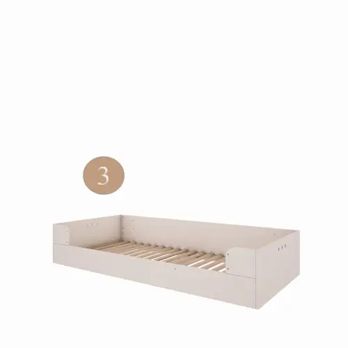 Łóżko piętrowe - moduł dolny 90 x 200 Basic - biały Szybka dostawa