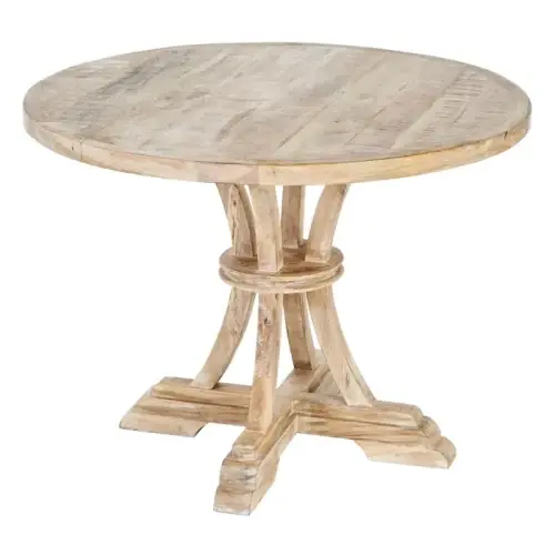Wyjątkowa oferta Okrągły stół z drewna mango 150cm | Ixia