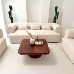 Wybór klientów Sofa trzyosobowa Belagio - Kremowy melanż | Monnarita