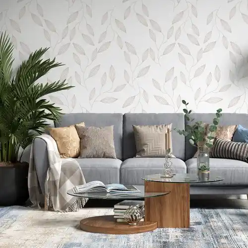 Zniżka Tapeta Liście W80 | Yoko Design