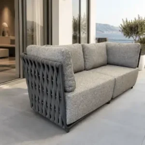 Do wyczerpania zapasów Sofa trzyosobowa ogrodowa Serano Lounge - Szara | Monnarita