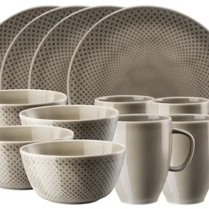 ROSENTHAL Junto zestaw śniadaniowy 12el PEARL GREY Darmowy zwrot