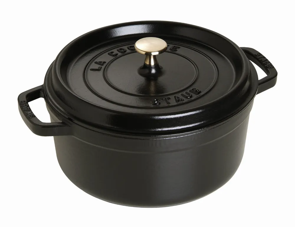 Szybka wysyłka Staub La Cocotte - garnek żeliwny okrągły 3.8 l, czarny