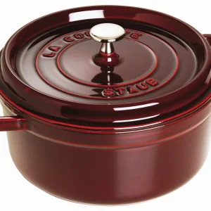 Staub La Cocotte - garnek żeliwny okrągły 5.2 l, grenadynowy Sprawdź teraz