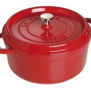 Staub La Cocotte - garnek żeliwny okrągły 3.8 l, czerwony Wyprzedaż