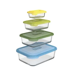 Joseph Joseph - Zestestaw 4 szklanych pojemników Nest Glass Storage Niska cena