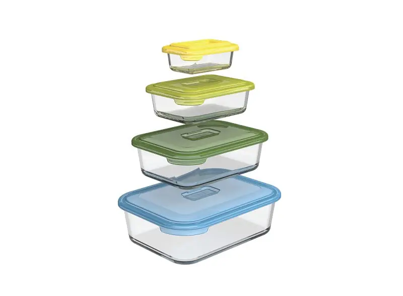 Joseph Joseph - Zestestaw 4 szklanych pojemników Nest Glass Storage Niska cena