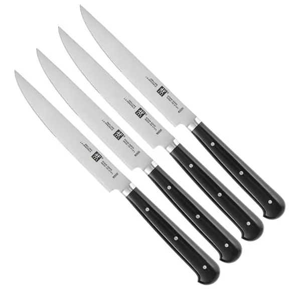 ZWILLING® Steak-Sets - Zestaw 4 ząbkowanych noży do steków Taniej