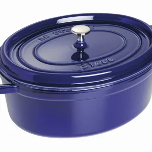 Okazja Staub La Cocotte - Garnek/Brytfanna żeliwna owalna 6.7 l, niebieski