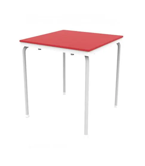 Łatwy zwrot Stolik Point 80x80 Rojo Resol