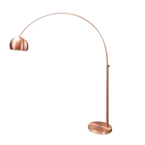Ostatnie sztuki Lampa podłogowa Bowl 170-210 cm miedziany