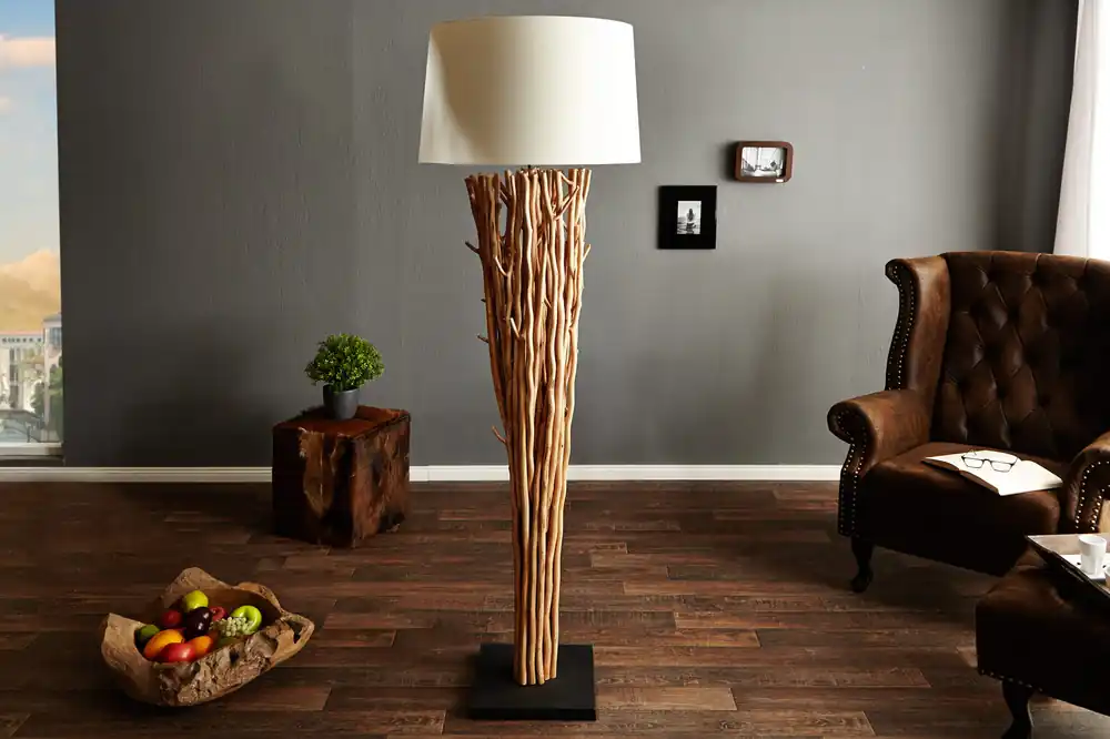Lampa podłogowa Spanja 175 cm naturalny Bezpieczne zakupy