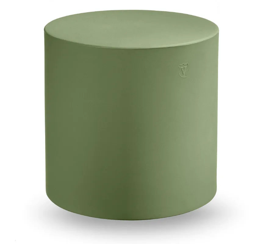 Wysoka jakość Pufa Cylinder zielona AGT - Lyxo Design