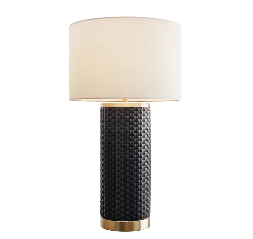 Lampa stołowa Elegancia Ceramic Black - Invicta Wybór klientów