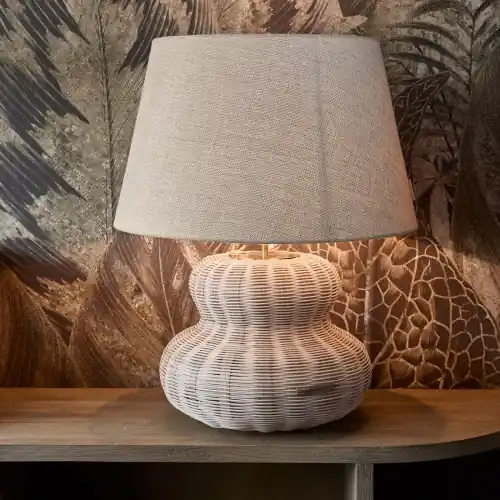 Obniżka ceny Rattanowa Podstawa Lampy Valenton Riviera Maison Wys. 43cm