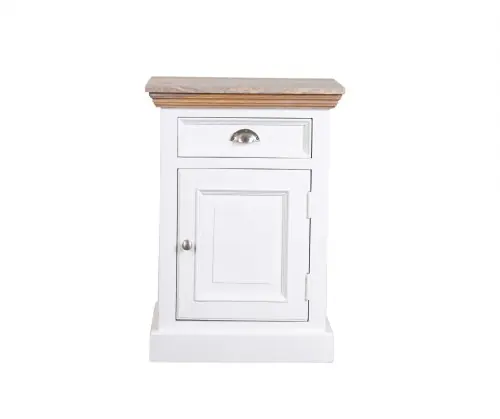 Szafka Nocna w Stylu Hamptons Prawa Bristol 50x40x70cm Oferta czasowa